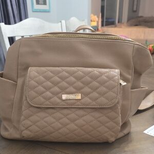 Luli Bebe Diaper Bag In Latte Brown